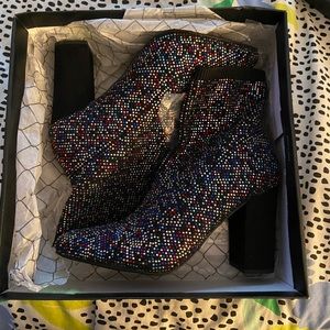 Fun sparkly booties